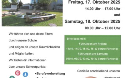 Tag der offenen Tür (17. & 18. Okt.)
