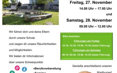 Tag der offenen Tür (27. & 28. Nov.)