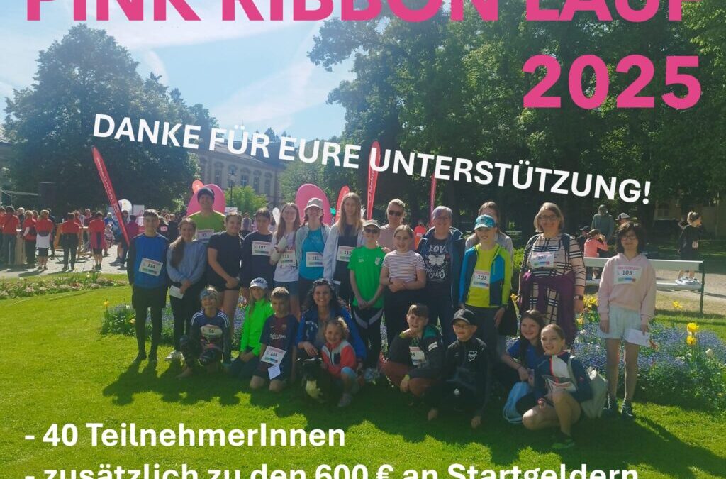 Laufen für den guten Zweck: Unsere SchülerInnen beim 10. Pink Ribbon Lauf in Bad Hall!
